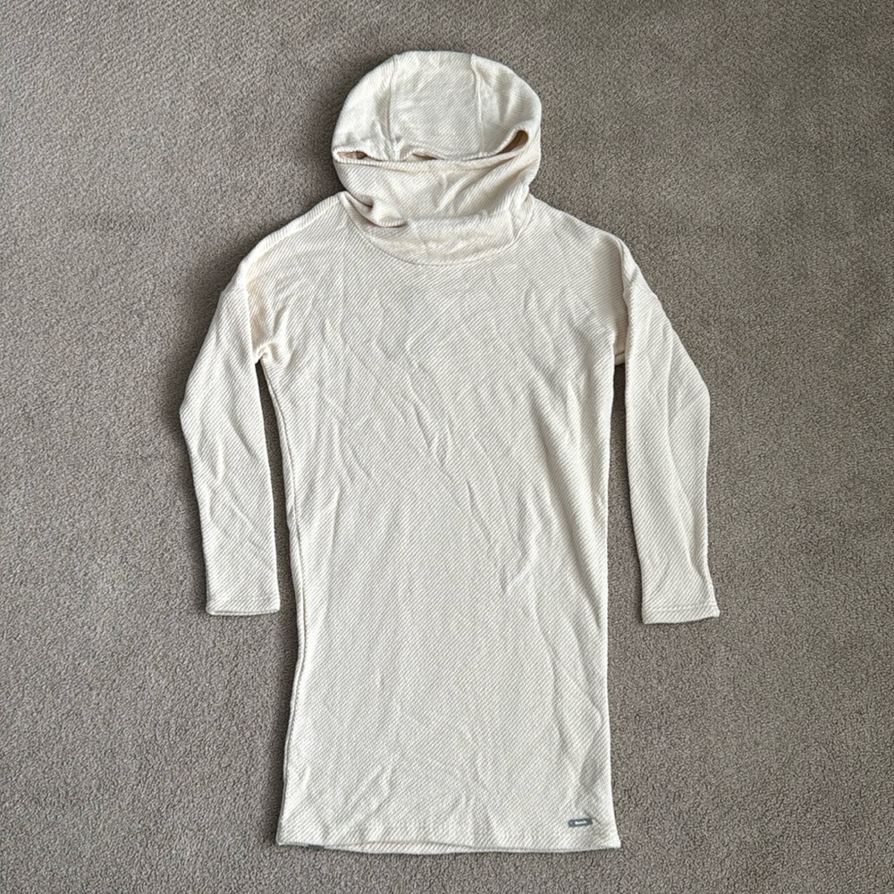 484 BENCH NWT Women’s Hooded‎ Waffle Knit Long Sleeve Dress - Size: Small - Picture 2 of 5